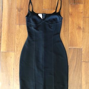 Herve Leger Black Bodycon Dress in Small